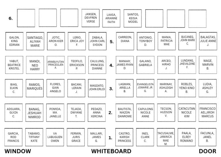Seating Plan | PDF