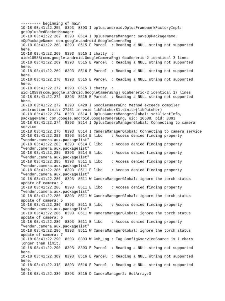 Log Cat 1760733682204 | PDF | Computer Programming | Software