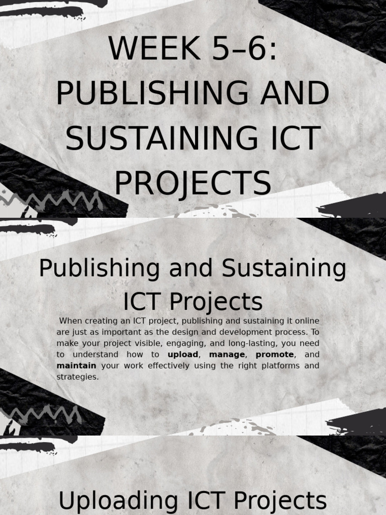 Publishing and Sustaining ICT Projects | PDF | Websites | Word Press