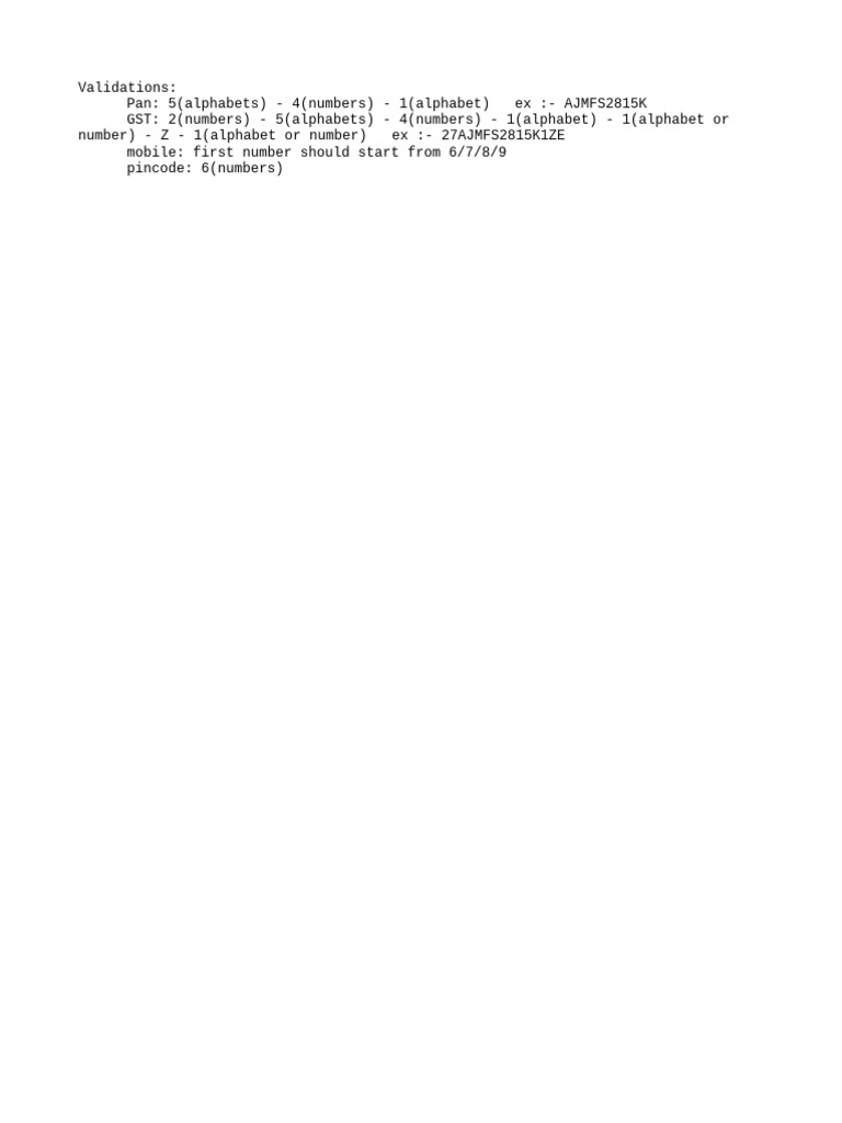 Validation | PDF