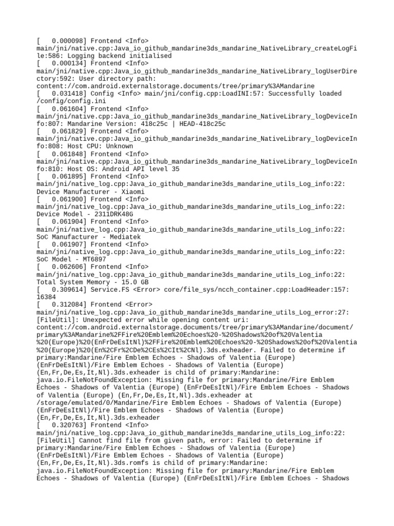 Mandarine Log | PDF | Computer Architecture | Computing