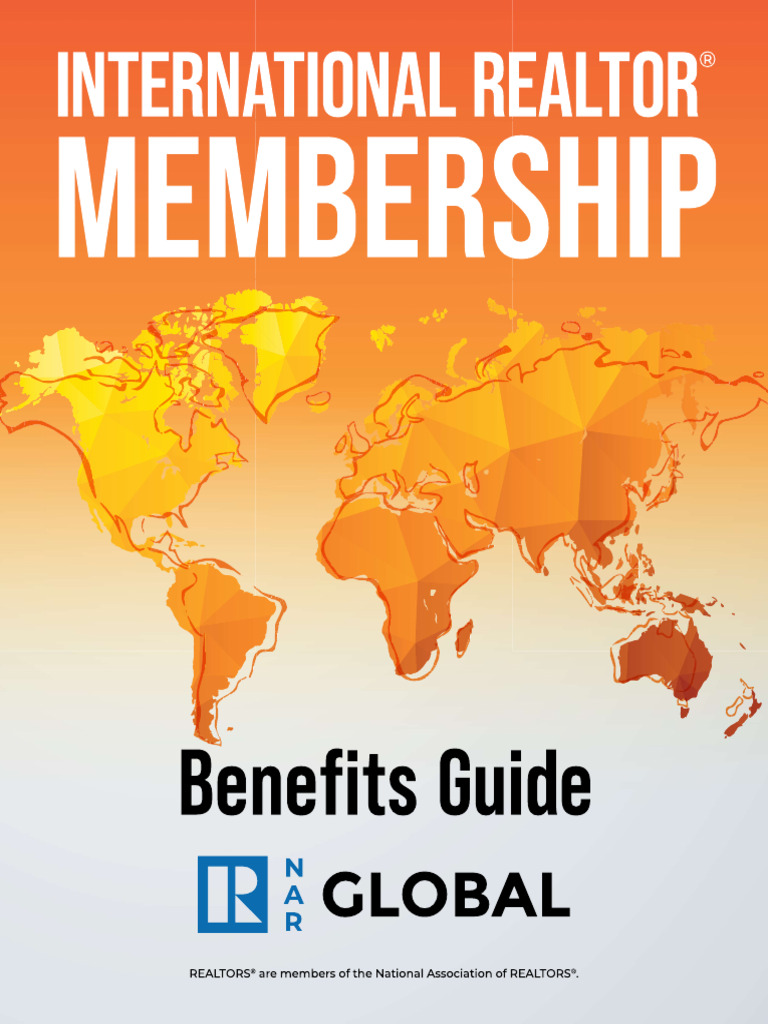 Nar Global International Realtor Member Brochure 3-20-2025 | PDF