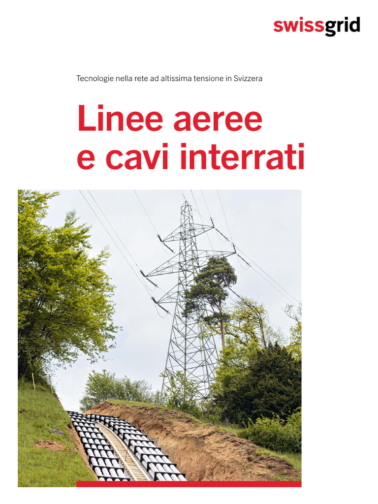 Linee Aeree e Cavi Interrati | PDF