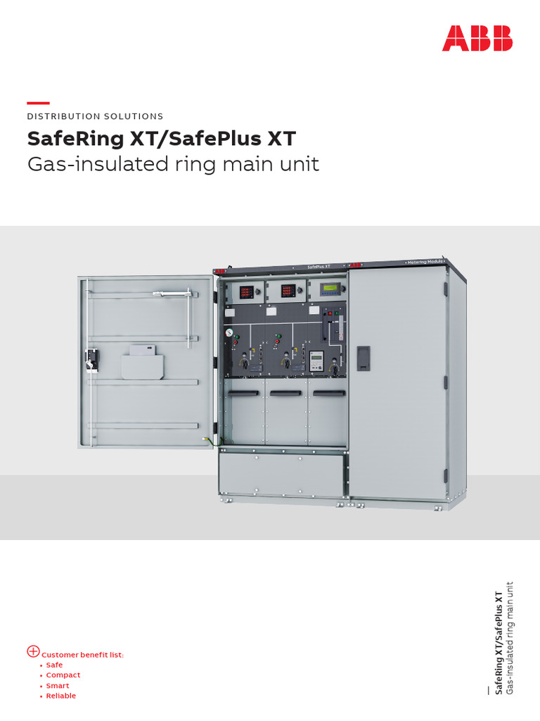 Gas-Insulated Ring Main Unit Solutions | PDF | Relay | Automation