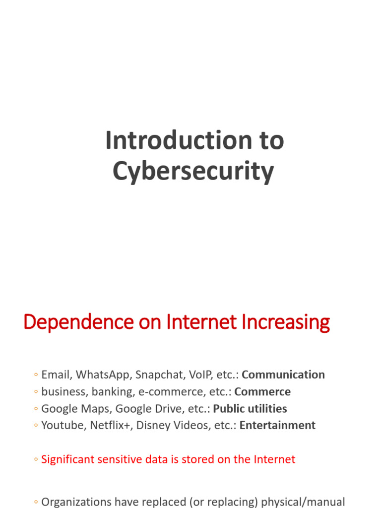 Understanding Cybersecurity Fundamentals | PDF | Networking | Internet ...