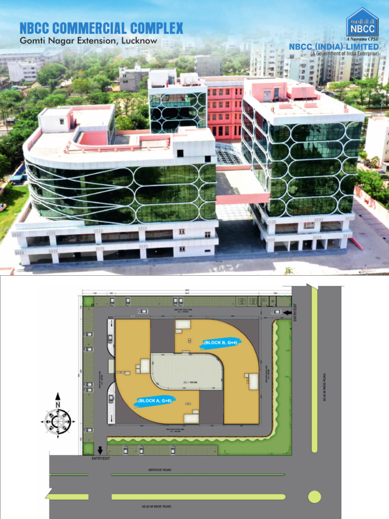 NBCC Commercial Complex Site Plan | PDF | Geographical Technology ...