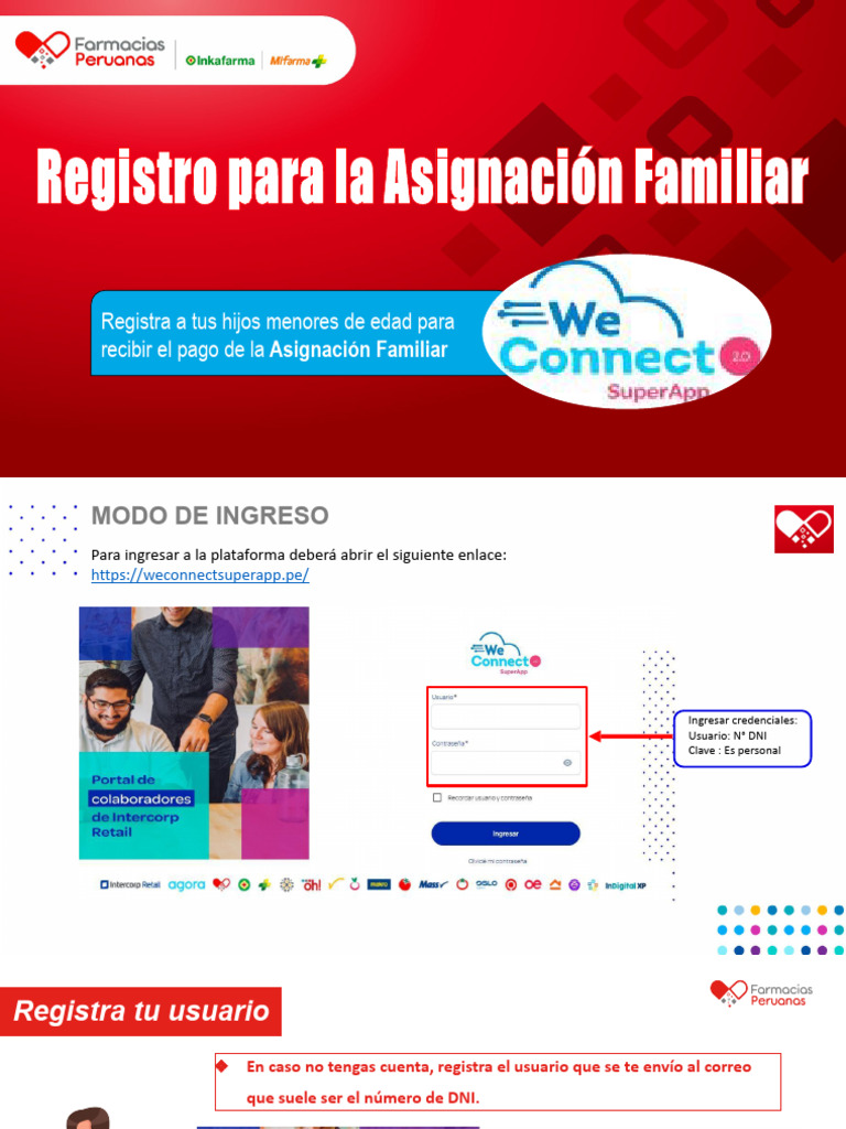 Manual Registro para Asignación Familiar en SuperApp | PDF