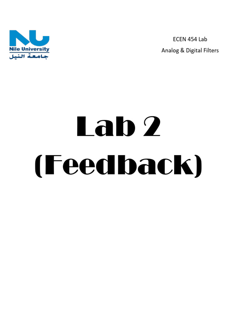 Lab2 - FeedBack | PDF