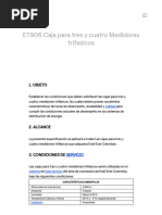 Caja CS276: Normativa y Especificaciones | PDF