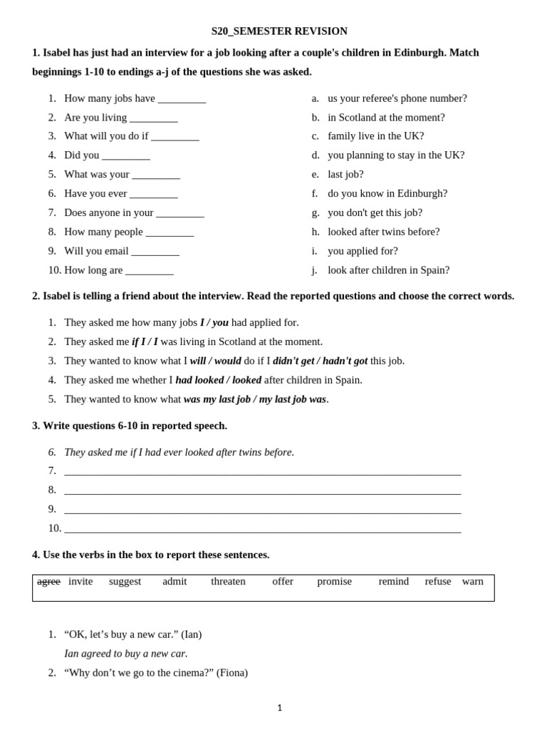 Edinburgh Job Interview Questions Guide | PDF
