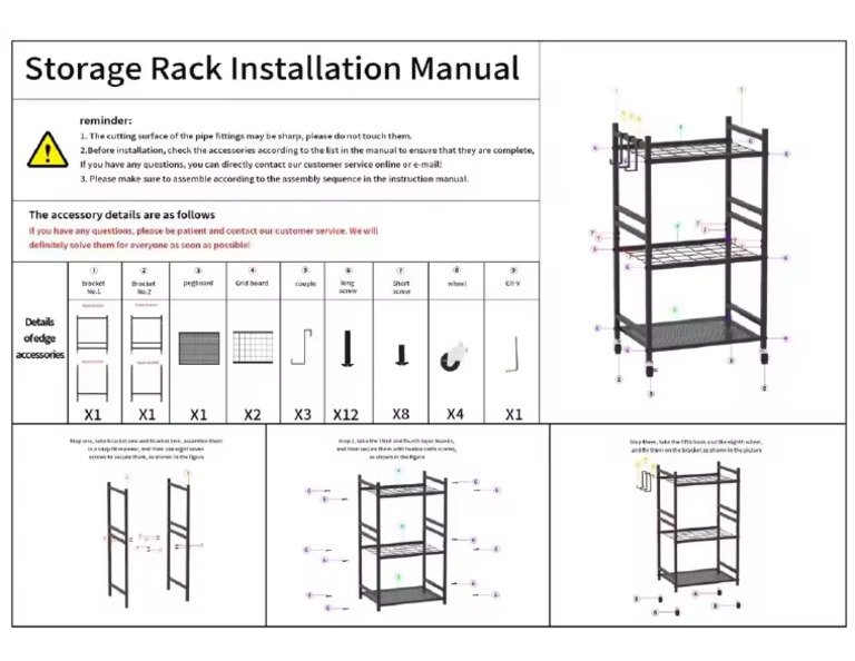 Instructions Garden Tool Organizer | PDF
