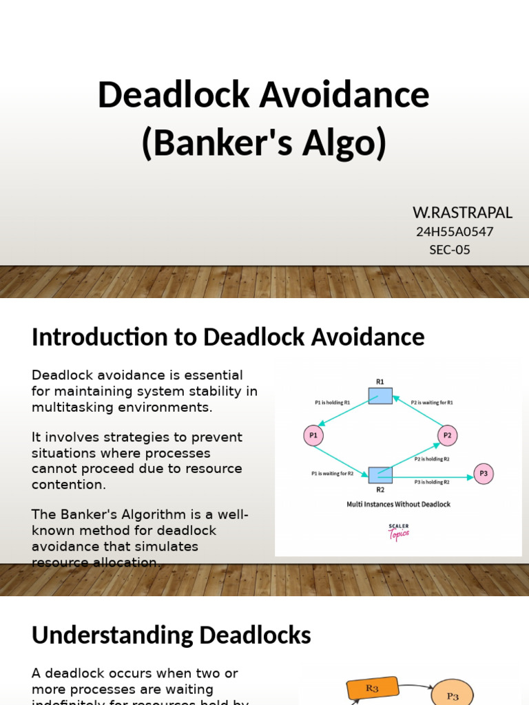 Deadlock Avoidance with Banker's Algorithm | PDF