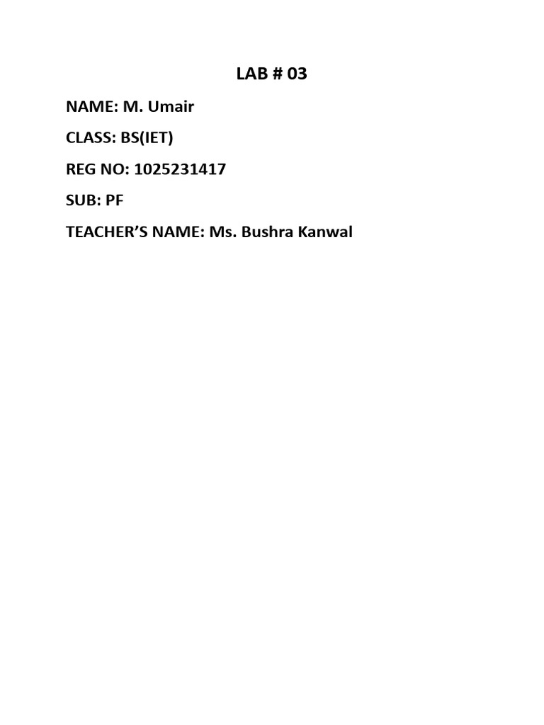 Umair | PDF