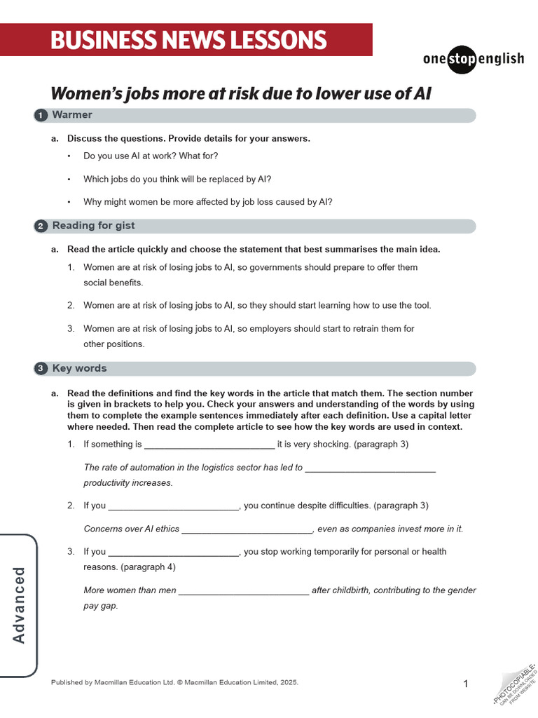 Women's AI Adoption Gap and Risks | PDF | Artificial Intelligence ...