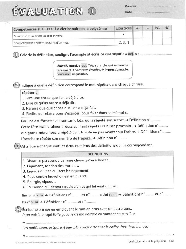 Toaz - Info Mdi 1 2 3 Parcours Etude de La Langue c3 PR - (1) 18 | PDF