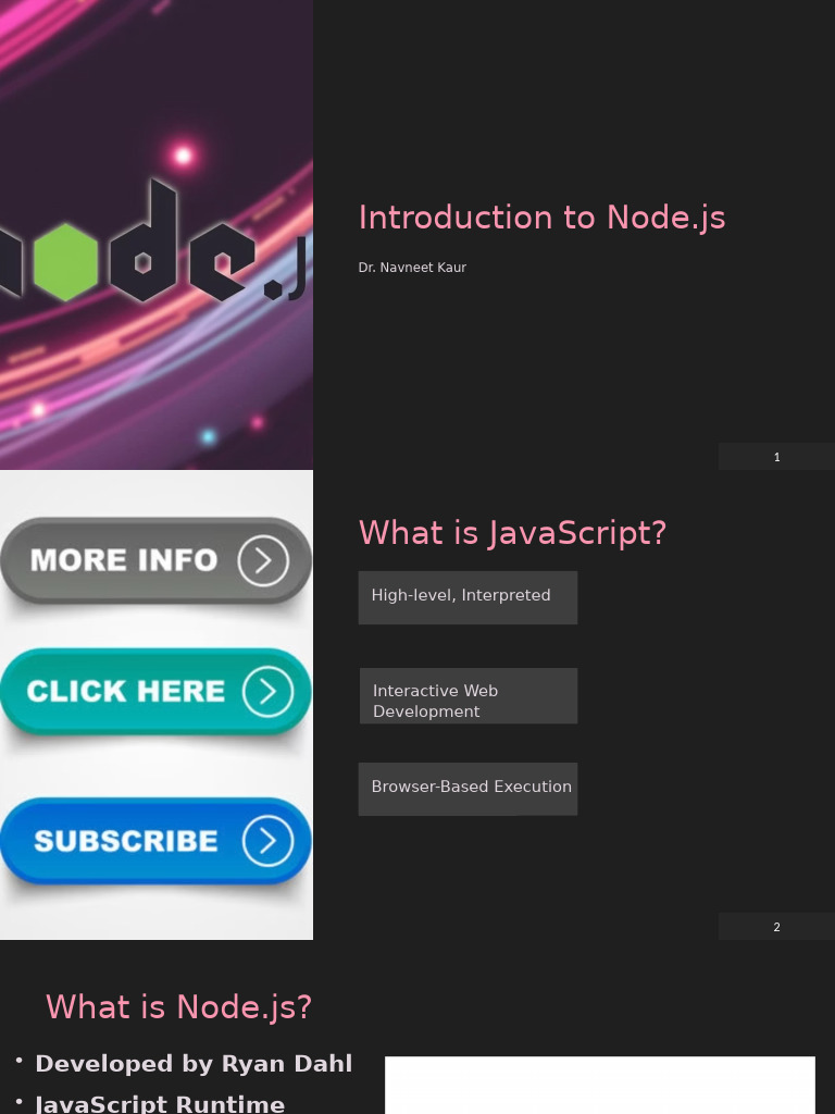 Introduction To Nodejs | PDF