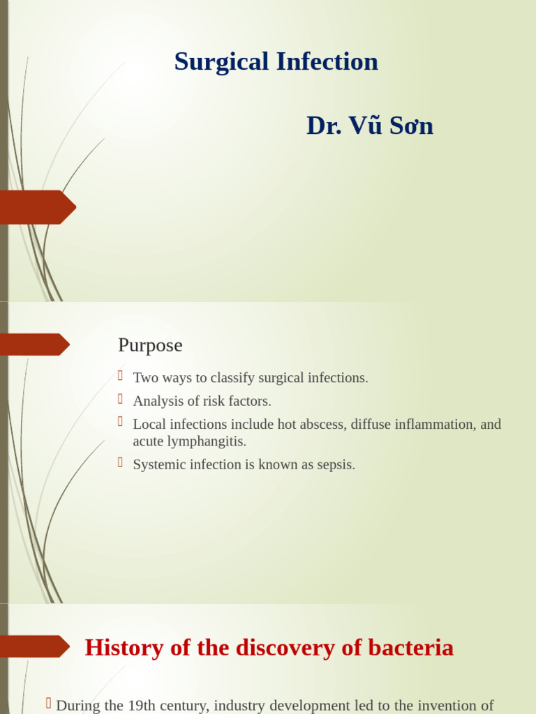 Understanding Surgical Infections and Risks | PDF | Urinary Tract ...