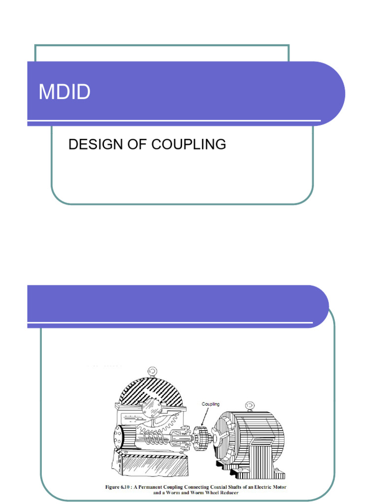 Coupling Design and Types Explained | PDF | Equipment | Machines