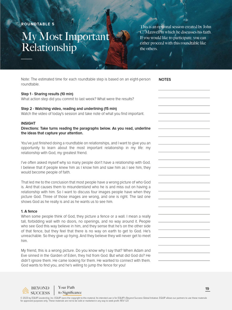 Understanding Your Relationship with God | PDF | Jesus | God