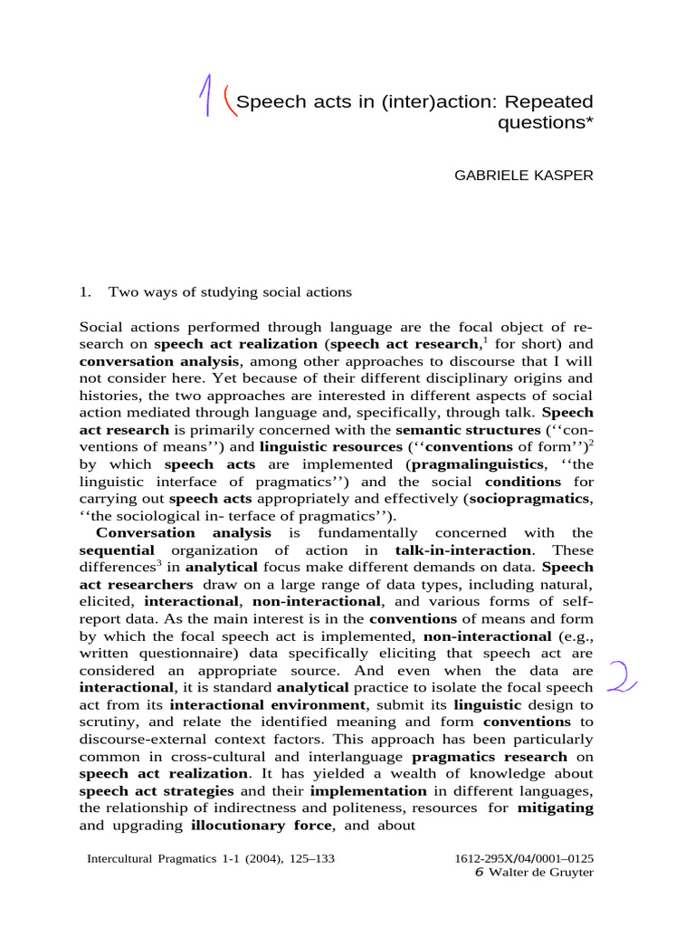 Analyzing Repeated Questions in Discourse | PDF | Linguistics | Human ...