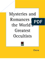 Cheiro's Mysteries Romances World Greatest Occultists
