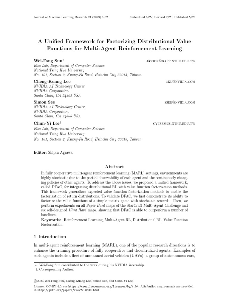 Factorizing Value Functions in MARL | PDF | Function (Mathematics ...