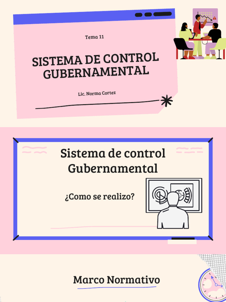T11 Sistema de Control Gubernamental | PDF | Auditoría | Business