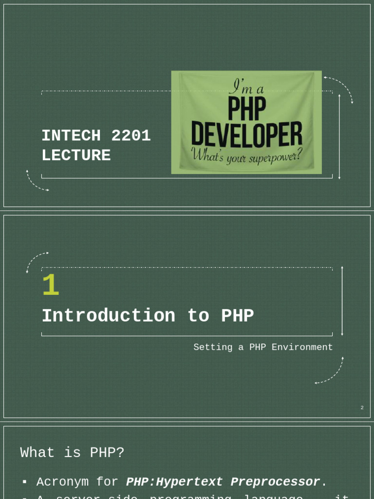 Introduction to PHP Programming Basics | PDF | Php | Control Flow