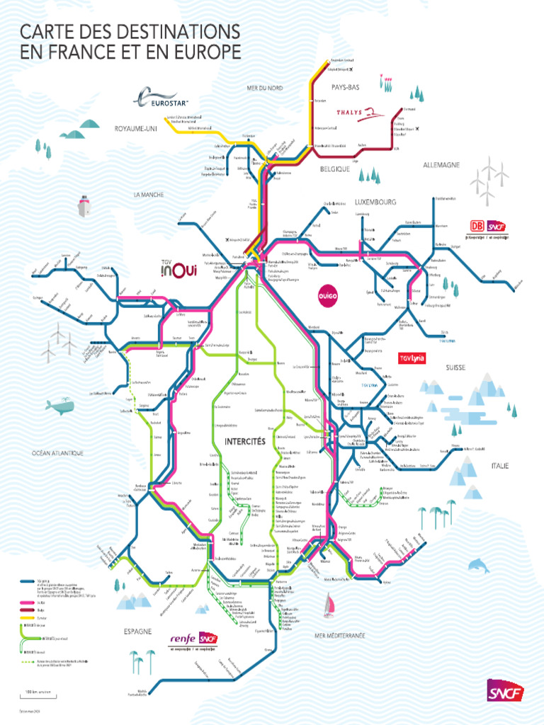 Carte Reseau TGV Inoui FR | PDF