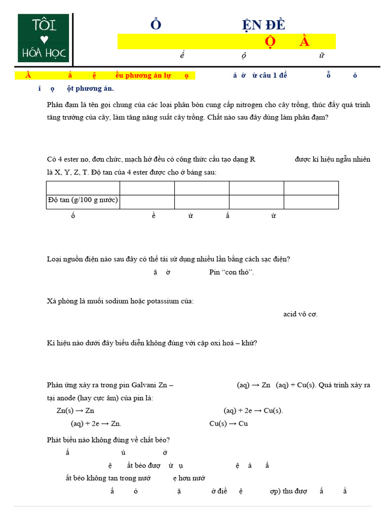 45 Chuyen KHTN Ha Noi Lan 3 | PDF