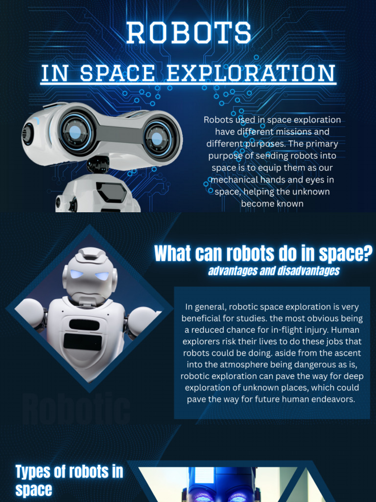 Blue Dynamic Futuristic Robotic Presentation | PDF