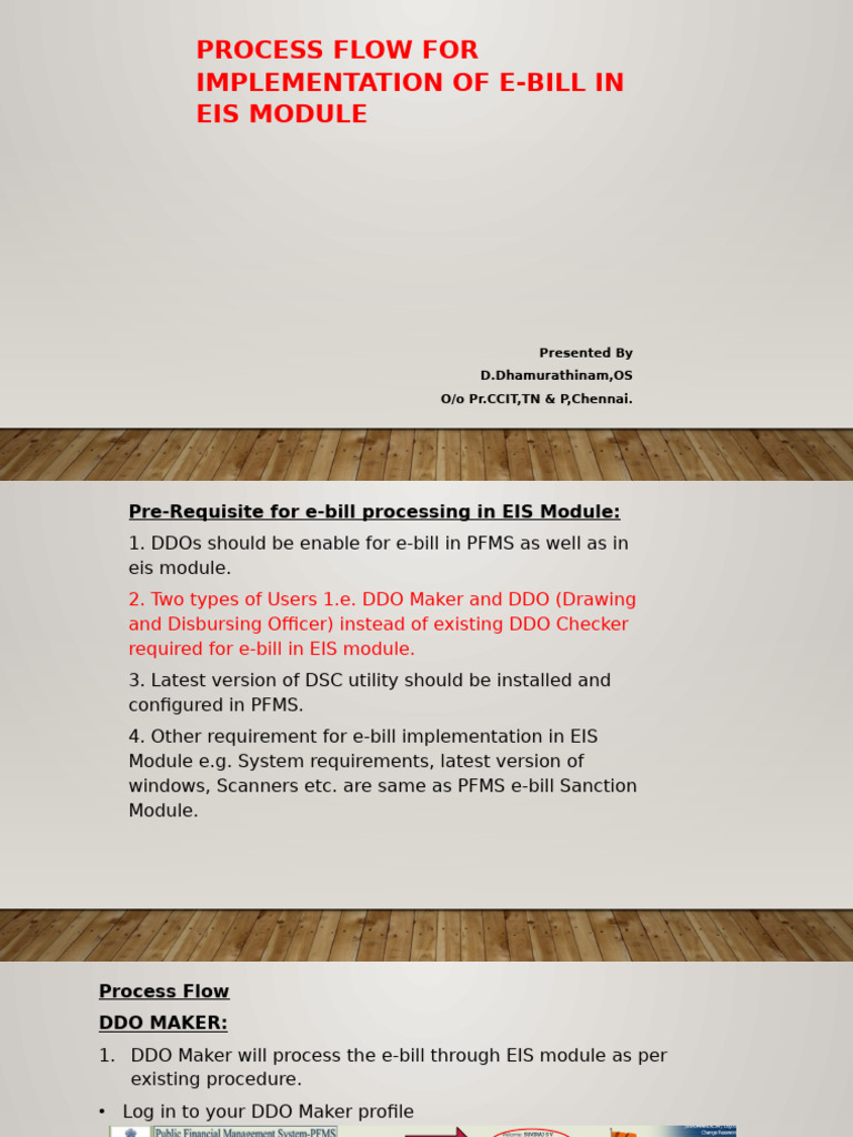E-Bill Implementation Process in EIS Module | PDF | Operating System ...