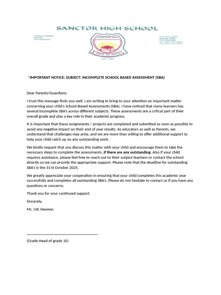 Important Notice | PDF