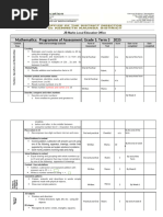 Grade 7 Mental Maths Term 1 Test | PDF | Circle | Elementary Geometry