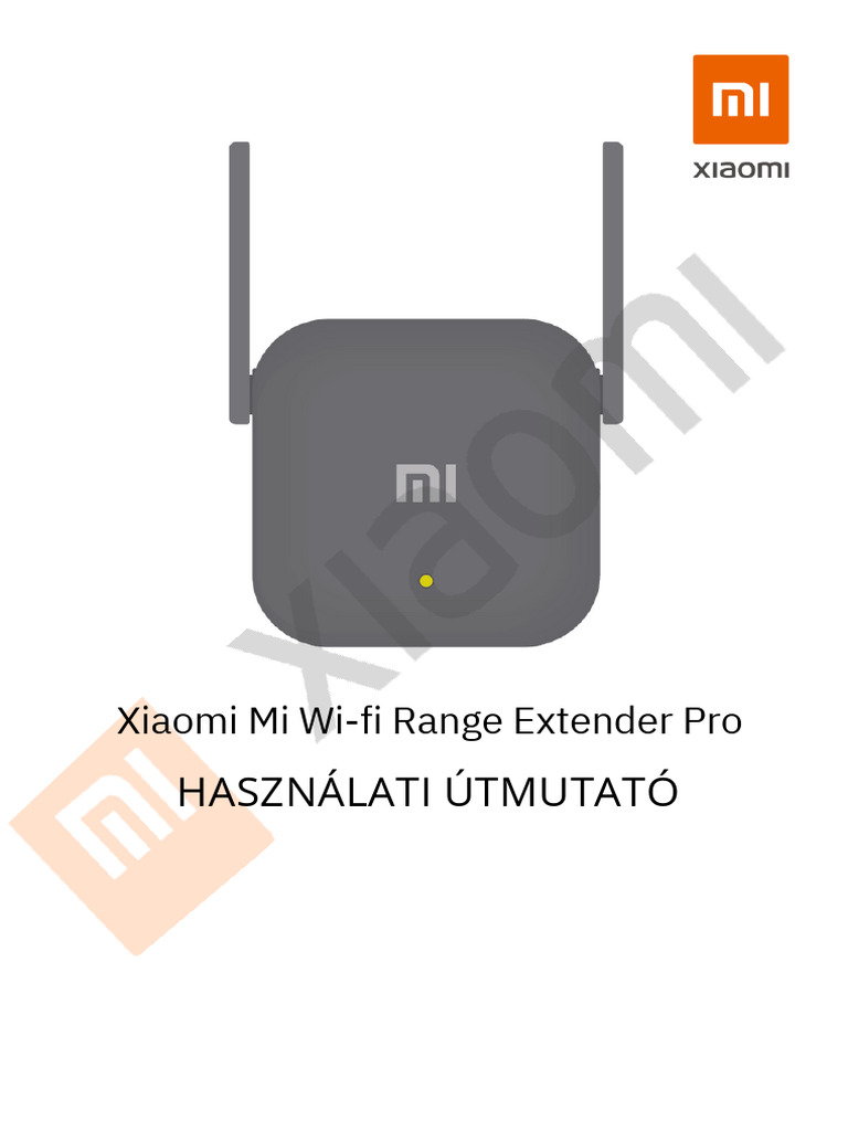 Xiaomi Mi Wifi Range Extender Pro Manual Hu v2 | PDF