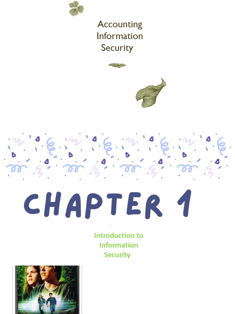 Accounting Information Security Overview | PDF | Security | Computer ...
