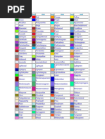 Loofah Color Code in The Villages | PDF