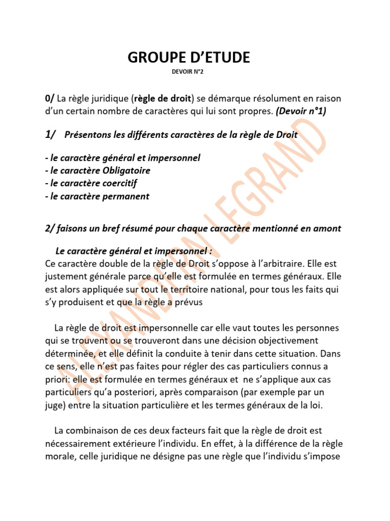 Caractéristiques de la règle de droit | PDF | Justice | Crime et violence