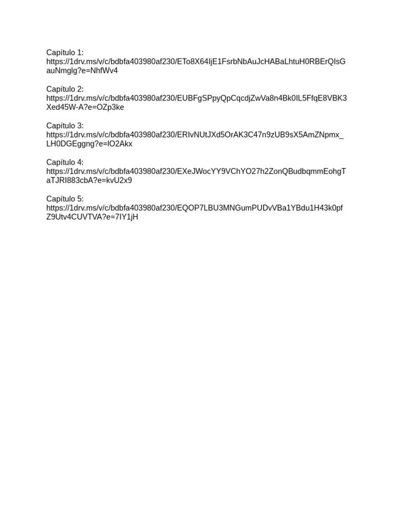 Comprehensive Guide to Document Chapters | PDF