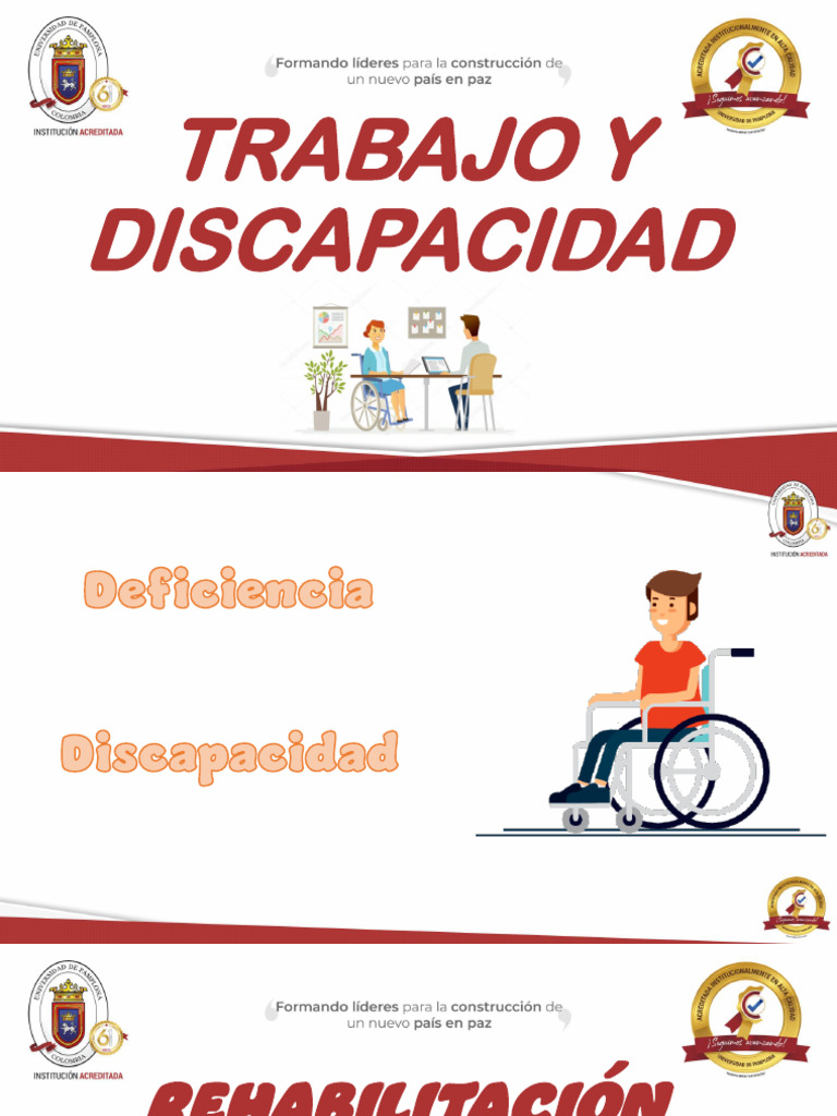 Trabajo y Discapacidad 2 | PDF | Invalidez | Seguridad y salud ocupacional