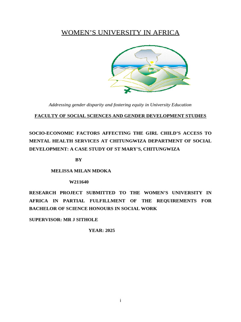 M dissertation | PDF | Mental Health | Mental Disorder