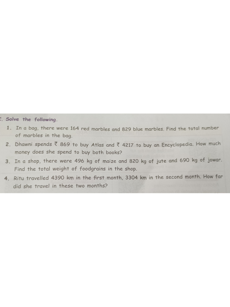 Maths Homework | PDF