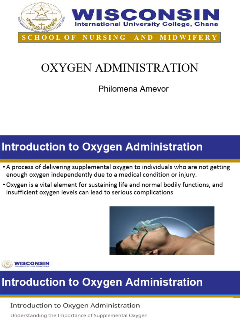 Oxygen Administration in Nursing | PDF