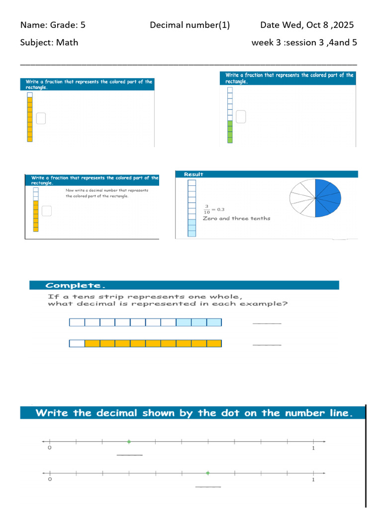 Week 3 Session 3 &4 Math | PDF