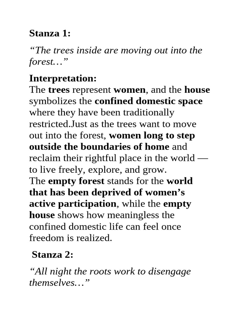 Women's Liberation Through Nature Symbolism | PDF