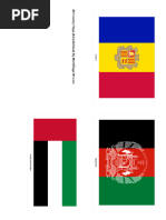 A4 Printable Country Flags List | PDF | North Africa | Asia