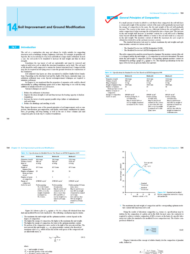 SoilImprovement - GroundModification CH14 (BMDas) | PDF