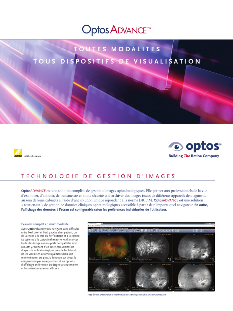 Gestion d'images ophtalmologiques avancée | PDF | Informatique ...