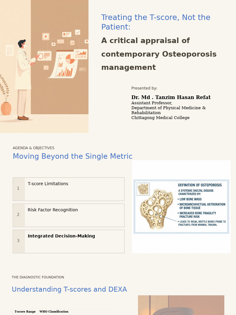 Osteoporosis Presentation - DR Tanzim Final | PDF | Osteoporosis ...