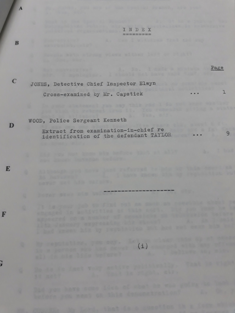 Police Testimony on Political Demonstration | PDF | Clothing | Fashion